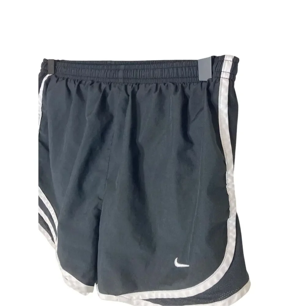 Nike Dry Fit Black and White Activewear Small Women's Running Shorts